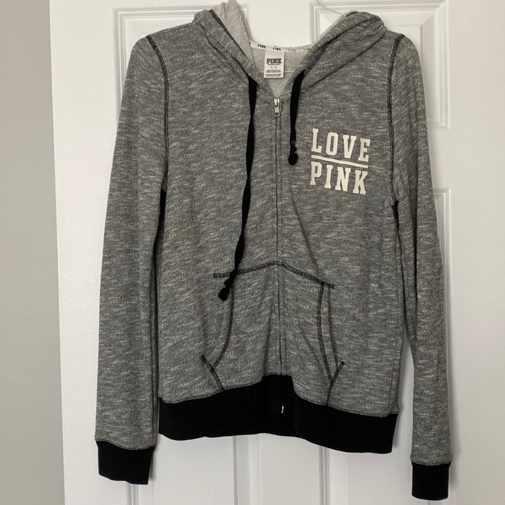 Pink hoodie